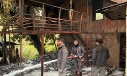 Alanya'da müstakil ev alevlere teslim oldu