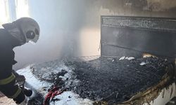 Antakya'da ev yangını, 1 kişi dumandan etkilendi