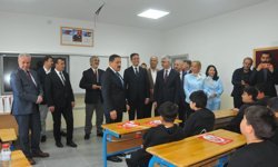 Bulgaristan'daki hayırsever kadınların öncülüğünde Hatay'da yaptırılan okul açıldı