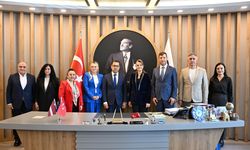 Büyükşehir'e Letonya Büyükelçisi'nden ziyaret