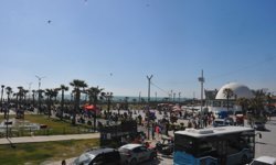 Hatay sahillerinde 23 Nisan yoğunluğu