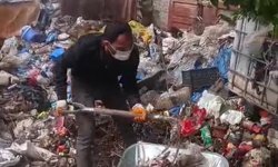 Hatay'da bir evden 10 ton çöp çıktı