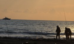 Hatay'da gün batımı kartpostallık görüntüler oluşturdu