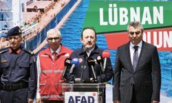 Lübnan'a gidecek yardım gemisi, Mersin'den yola çıktı