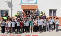 Öğrencilere trafik eğitimi