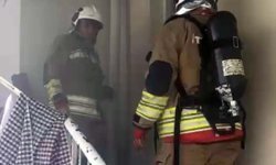 Reyhanlı'da ev yangını