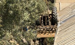 Traktör bahçeye devrildi, sürücüsü hayatını kaybetti