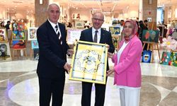 Gençlerin eserleri sergilendi