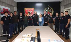 İspanyol itfaiyeciler, Mersin itfaiyesiyle tecrübelerini paylaştı