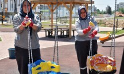 Kepez'de park ve oyun alanlarında hijyen seferberliği