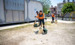 Mersin Büyükşehir'den kurban kesim alanlarında temizlik mesaisi