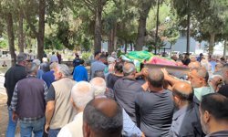 Mersin'de akaryakıt tankında çıkan yangında ölen işçi toprağa verildi