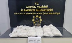 Mersin'de bir depoda 27 kilo uyuşturucu ele geçirildi; 2 tutuklama