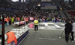 Osmaniyeli öğrenciler robot yarışmasında yarı finalde