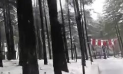 Osmaniye'nin yüksek kesimler beyaza büründü