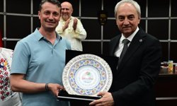 Romanyalı 50 kütüphaneci, Antalya Kütüphanesi'ni ziyaret etti