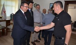 Serik'te protokol bayramlaştı