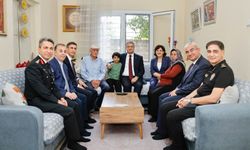 Vali Yavuz, şehit ailelerini ziyaret etti