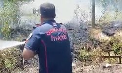 Anız yangınında dumandan etkilenen kişi kurtarıldı