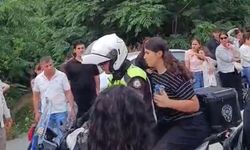Hatay'da öğrencileri polis ekipleri LGS'ye yetiştirdi