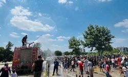 Karne alan öğrencilere itfaiyeden sürpriz