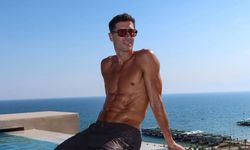 Lewandowski ailesiyle Antalya'da tatilde