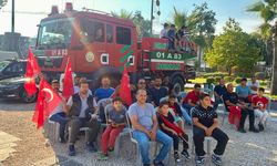 Osmaniye'de dev ekranlarda milli heyecanı