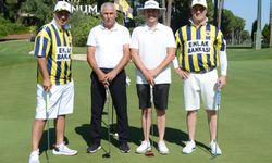 Üç kulübün taraftarı golf sahasında dostluk için buluştu