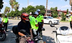 Adana'da motosiklet denetimi; 43 sürücüye 730 bin lira ceza