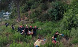 Alanya'da ATV uçuruma yuvarlandı: 1 yaralı