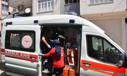 Dairedeki yangını itfaiye söndürdü