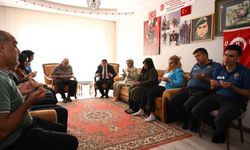 Hatay'da emniyetten 15 Temmuz şehitlerinin ailelerine ziyaret