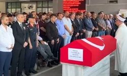 Kalp krizinden ölen polis memuru son yolculuğuna uğurlandı