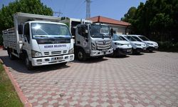 Kemer Belediyesi filosuna 5 yeni araç