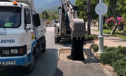 Kemer'de altyapı çalışmaları