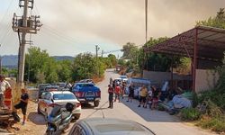 Kumluca'da orman yangını (3)