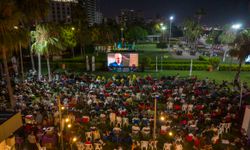 Mersin'de palmiyelerin altında sinema keyfi başladı
