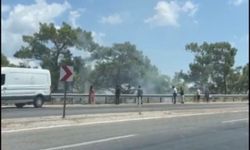 Otluk alanda çıkan yangını vatandaşlar söndürdü