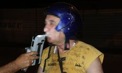 Plakasız ve alkollü motosiklet sürücüsüne ceza