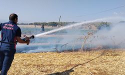 Reyhanlı'da anız yangını söndürüldü