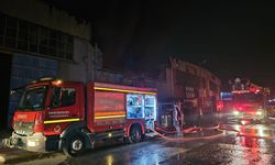 Adana'da kauçuk ayakkabı tabanı fabrikasında yangın