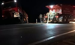 Antalya'da orman yangını; kara yolu tedbiren ulaşıma kapatıldı
