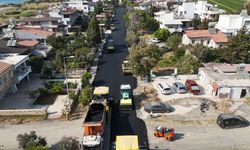 Arsuz'da beton asfalt çalışması tamamlandı