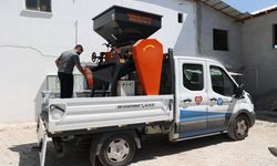 Büyükşehir'den Korkutelili üreticiye yem ezme makinesi desteği