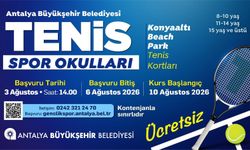 Büyükşehir'in ücretsiz tenis eğitimlerinde yeni dönem