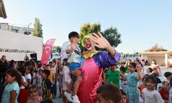 Çocuklar mahalle şenliğinde buluştu