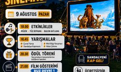 Hayatpark'ta açık hava sineması keyfi