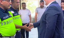 Kaymakam Yılmazer'den jandarma ve esnafa ziyaret