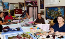 Keçe sanatına gönül veren kadınlar sergiye hazırlanıyor