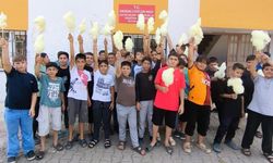 Kur'an kursu öğrencileri futbol turnuvasında buluştu